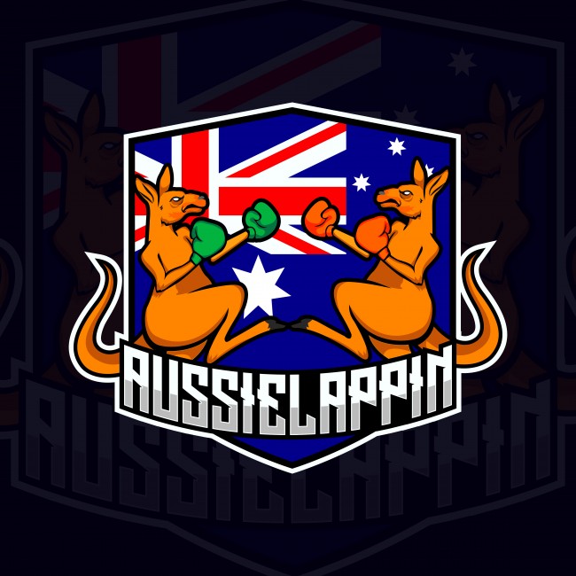 Australia theme mascot logo Croovs Community of Designers